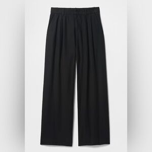 GAP365 High Rise Linen-Blend Trousers